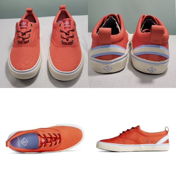 Sperry Other - Sperry Top-Sider‎ Men's Striper II Cvo Seacycled Sneakers New 7.5